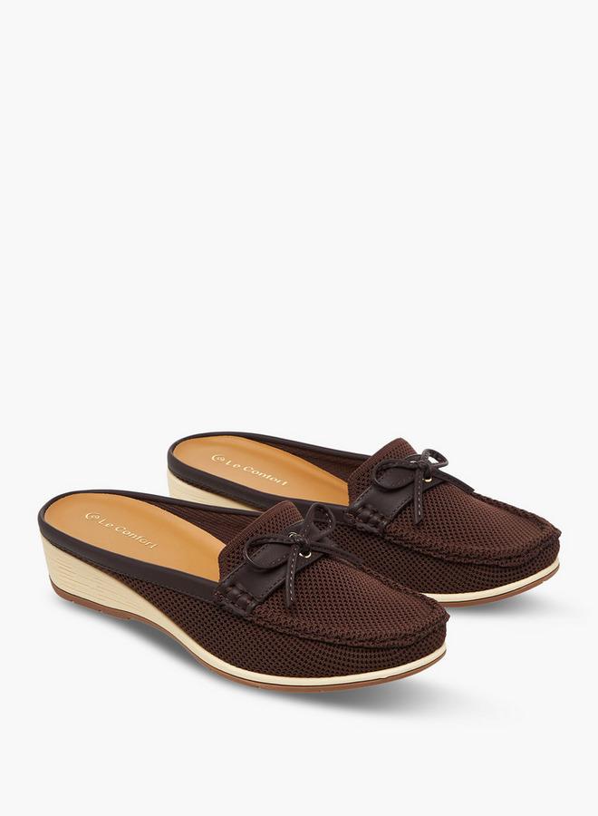 لو كونفورت نساء كعب إسفين مولز - Image 2